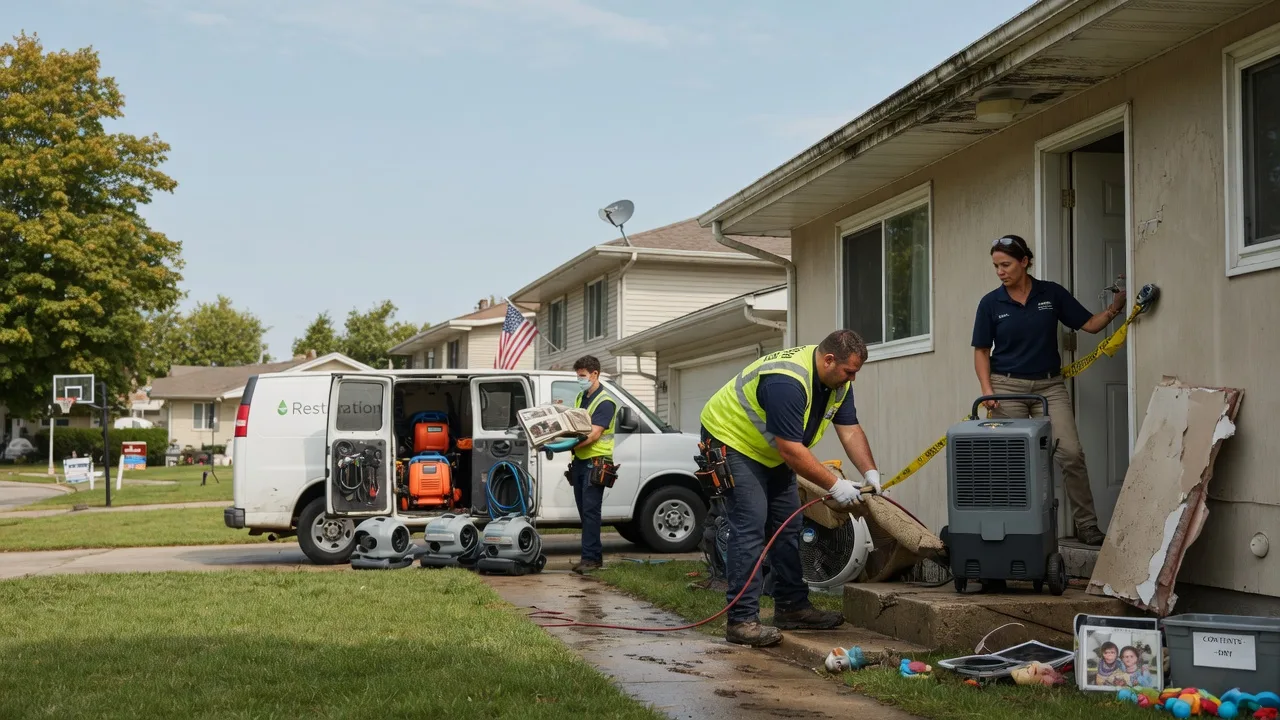 Water Damage Restoration in Illinois near me